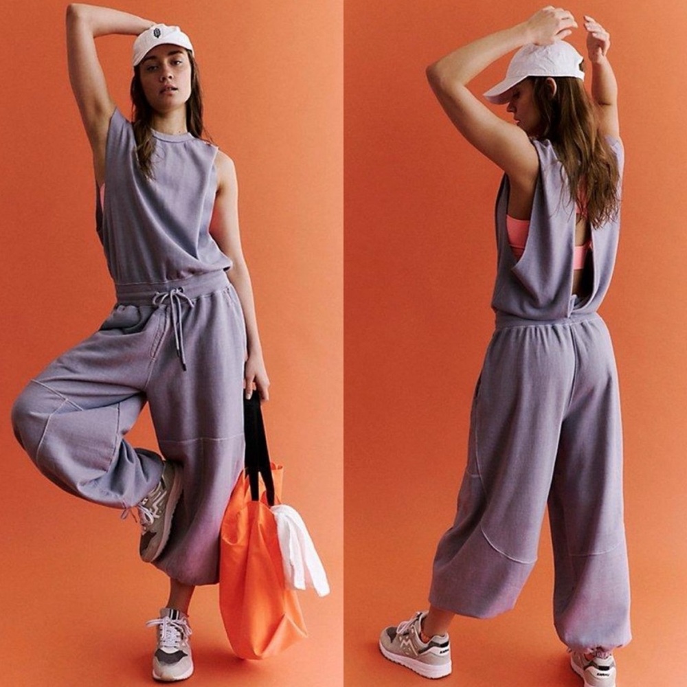 FP Movement by Free People Purple Jumpsuit NWOT